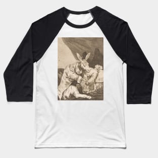 Of What Ill Will He Die? by Francisco Goya Baseball T-Shirt